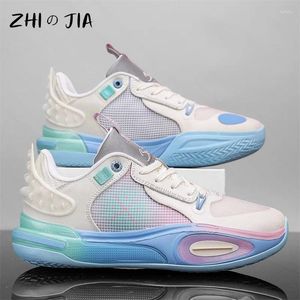 Basketball Shoes Men's Low Top High Quality Couple Sneaker Youth Fashion Trend Knitted Breathable Non Slip Running Footwear