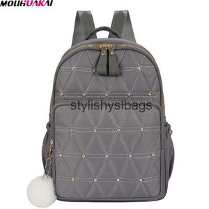 Mochila estilo sacos de ombro casual mulheres mochila anti roubo viagem bagpacks feminino multifuncional mochilas senhora impermeável h240328