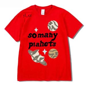 Camicie Broken Planet Magliette da uomo Break Planet Market T-shirt So Many Planets Streetwear Harajuku Plus Size Estate Manica corta in cotone sciolto 7435