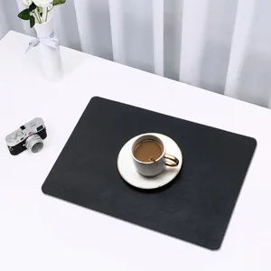 Masa Paspasları Yemek Essentials Rolup Placemats Yağ geçirmez çift taraflı placemat ev için kolay ısı yalıtım mat