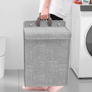 Bolsas de lavanderia cesta de armazenamento de brinquedos Capacidade de cesta de cesta de cesto dobrável Versátil para toalhas de roupas brinquedos sujos