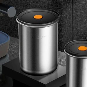 貯蔵ボトルコーヒー缶は、蓋付きのシリコンエアタイトキャニスターステンレス鋼を備えた貯蔵豆の容器ドライフード