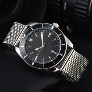 Męski projektant zegarek Supercean Kwarc Ruch Watch Niebieski czarny biały reloJ de lujo trwałe trzy igły Waterproof Luksusowy zegarek prosty modny sb079