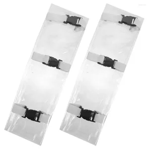 Chair Covers 2 Pcs Foot Rest Transparent Dental Cover Protection Pad Part Recliner Protector Clear Sleeve Cushion
