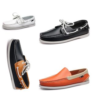 Novas modas confortam vários estilos disponíveis para homens sapatos velejadores sapatos casuais tênis de couro tênis Gai
