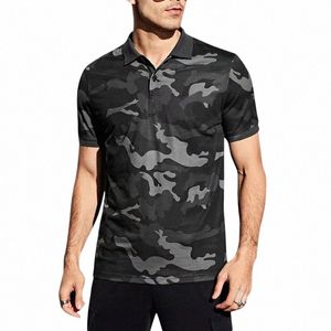 Fi Camoue Polo Shirt Summer Tees Top Top Short Sleeve Camiseta streetwear polo men clothing masculina d2kn#