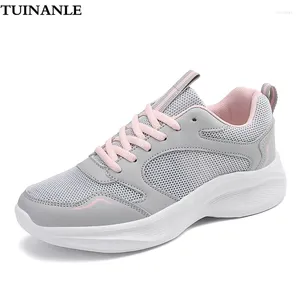 Casual Shoes Tuinanle Lightweight Running For Women Daily Lady Mesh Sneakers Lace-Up Girls Outdoor Sports Walking