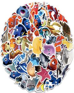 Poster da 50 pezzi Adesivi per skateboard impermeabili piccoli Cartone animato Zoo subacqueo Per bottiglia per laptop portatile Adesivo per auto casco in PVC Gui7712753