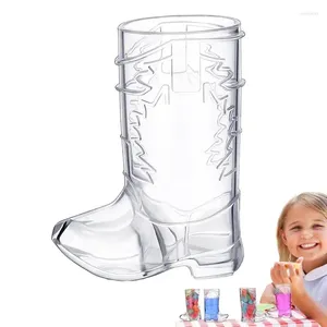 Copos de vinho mini bota de cowboy s copo de vidro transparente para copos de uísque decorações de festa de despedida de solteira