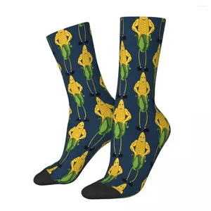 Men's Socks Mr Corn Vegetable Male Mens Women Spring Stockings Hip Hop