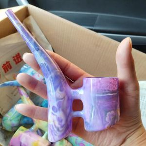 Tubi in vetro multicolore per pipe da fumo Puffco Proxy Design aerodinamico che si adatta comodamente alla mano e rimane stabile su qualsiasi superficie piana per Proxy Bubb