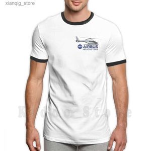 Erkek Tişörtleri Airbus Helikopteri H160 T-Shirt Erkek Pamuk S-6XL Airbus Helikopter H160 H 160 Helikopter Pilotu Sürüş ZEN24328