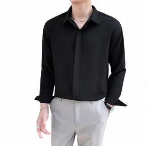 shirts Men Lg Sleeve Clothing Summer Sun Proof Baggy All-match Handsome Camisa Teens Gentle Ulzzang Stylish 2022 Ins Harajuku R9Lk#