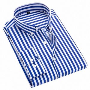 Camisa masculina nova marca dr camisas listradas casual lg manga busin formal camisa xadrez camisa social v177 #