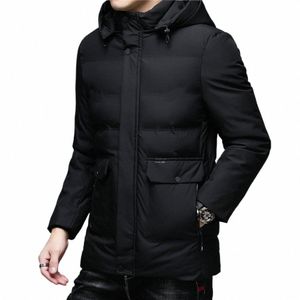 Coodrony uomini di marca giacche invernali di spessore caldo con cappuccio Parka Lg cappotto uomo abbigliamento casual grande tasca cappotti antivento Z8147 r1Vv #