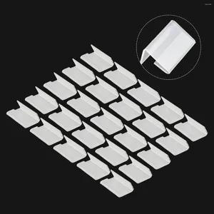 Frame Clear Prezzo tag Clip Servitore Card Card Stands Racks Poster 25pcs Mini Etichetta Etichetta Acrilico Display 20x40mm