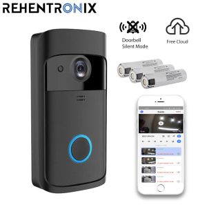 Boxes Smart Doorbell Camera Wifi Wireless Video Doorbell Call Intercom for Apartments Door Bell with Free Cloud Storage Home Wifi Bell