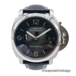 Paneraiss-Herrenuhren, mechanisch, Paneraiss Luminor, Herren-Luminor-Serie, Präzisionsstahl, automatisch, mechanisch, Pam00312, wasserdicht, Edelstahl, 26VX