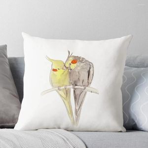 Pillow Cute Cockatiels Throw Luxury Cover S For Sofa Christmas Covers