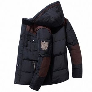 thickened Outdoor Extremely Cold Collar Down Jacket Men Mid-length 2023 Winter New Fi Thickened Warm Coat Korean Cold-proof 49FK#