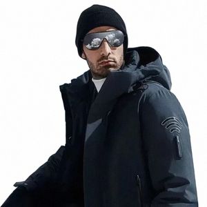 inverno Europa e Stati Uniti piumino d'oca da uomo outdoor cappotto spesso antivento ed estremamente freddo lg uomo.p7BB#