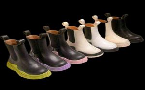 Autumn Toddler Girl Boots Chelsea stövlar för vinterläder skola pojkar skor flickor snö barn motorcykel hige boot 2112289532854