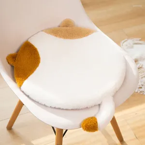 Pillow Cartoon Round Chair Removable Office Seat Lovely Animal Memory Foam Window Floor Tatami Household Mat 40x40cm