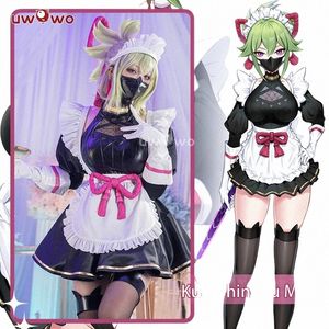 W magazynie UWOWO KUKI Cosplay Maid Dr Genshin Impact Fanart Kuki Shinobu Maid Cosplay Dr Halen Costume I4WP#