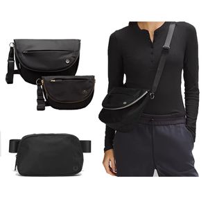 Luxurys Shoulders Crossbody Bag Handbag Everywhere Waist Bags Lulu Belt Bag Bags Fanny Pack Designer Bumbag Womens Nylon Chest Sports Clutch Yoga Bag