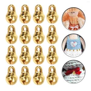 Party Supplies 100 PCS Mini Bell Halloweem Decor Metal Bells Pendant Ornament Small Wind Chimes Halsband Charms för smyckenillverkning