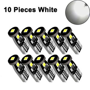 Upgrade 10 PCS Car LED Bulb T10 W5w Signal Light Canbus 12V 7000K 3030Smd White Auto Interior Dome Reading Wedge Side Door Trunk Lamps