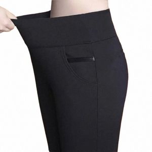 Флисовые брюки-карандаш, женские брюки, леггинсы, элегантные однотонные узкие офисные брюки с высокой талией в корейском стиле, теплые эластичные женские брюки 84u8 #