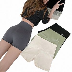 Frauen Sicherheits Kurze Hosen Sommer Hohe Taille Seaml Unsichtbare Eis Seide Sicherheit Kurze Boxer Briefs Platz Sport Radfahren Shorts w1Gm #