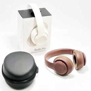 1pc Studio Pro Bluetooth Kablosuz Kulaklıklar Gürültü Koşu Kulaklıkları Kablosuz Kulaklıklı Sihir Ses Kayıt Cihazı Perakende Ambalaj