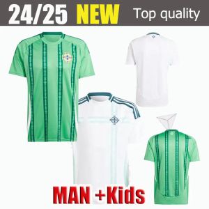 2024 Nordirland MAGENNIS Thailand Fußballtrikots 24 25 HOME BLAU EVANS LEWIS Saville MCNAIR Ballard MAN KIDS Kits Fußballtrikot