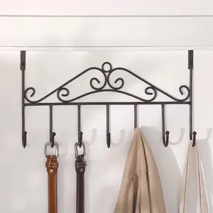 Hooks A Creative Rack For Hanging Clothes And Hats Without Punching Holes On The Back Of Door Nails