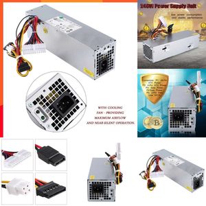 Uppgradera nya 240W Desktop Power Supply Car Unit PSU för Dell Optiplex H240ES-00 H240AS-00 AC240ES-00 AC240AS-00 L240As med kylfläkt