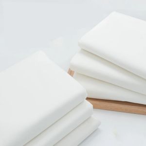 Materiał 50 x 230 cm o wysokiej gęstości czysty bawełniany biały tkanina biała bawełniana torba tkanina