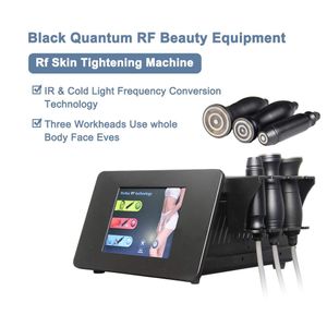 3 HANDLAR QUANTUM VORTEX RF Ansiktslyftning Skin åtdragningsutrustning Radiofrekvensmassager för anti -cellulitfett Borttagning Body Slimming Machine för salong Användning