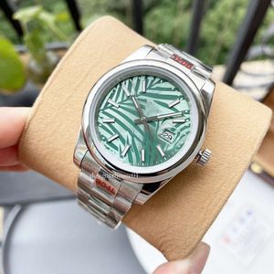 Zegarze projektantów Wysokiej jakości męskie zegarek Lao Jia Log Leaf W pełni automatyczny zegarek mechaniczny 316 Stal