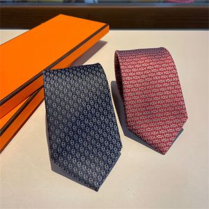 2024 Luksusowe męskie krawat mody Projektant Marka Marka Business Neck Ties swobodne krawaty ślubne retro impreza