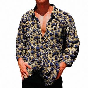 2023 nuovi uomini slim floreale camicia a maniche lg palla di lusso vacanza abbigliamento casual camicia floreale camicia da uomo S-6XL camicia hawaiana I9mR #