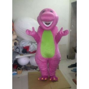 Mascot kostymer skum söt rosa dinosauri tecknad plysch jul fancy klänning halloween maskot dräkt