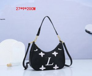 Designer Bagatelle axelväskor handväskor underarm Stray Hobo Printing Emed Crossbody Bag Women Pures Pures Female Handbag Versatile Tygväskor