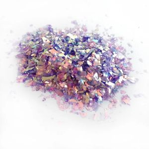 Polijsters 500g Chameleon Christmas Decoration Irregular Holographic Iridescent Confetti Glitter Flakes for Craft Slime