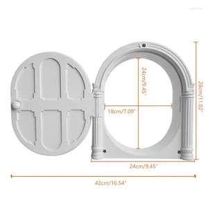 Transportadores de gatos A0na CATFLAPDOOR PET PETO PORTA DOGFLAP PORTA CATDOOR CATDOOR DOG PAR