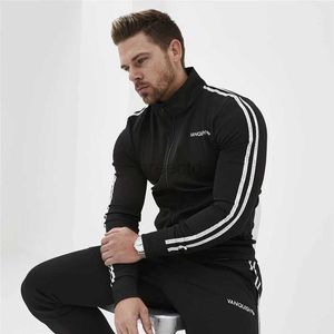 Felpe con cappuccio da uomo Felpe Joggers Palestra Sport Fitness Abbigliamento sportivo Giacca da uomo Cardigan Cappotto con stampa zip Cotone Colletto rovesciato Moda Felpa casual 24328