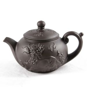 Yixing teapot herbatę 300 ml duża pojemność fioletowy zestaw glinianych herbaty Kettle Kung Fu Teapot Chinese Herbata Ceremonia 240315