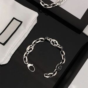 Top luxury bracelets designer for women Titanium steel chain bangles 18cm 20cm 22cm men bracelet letter charms jewelry fashion no 277l