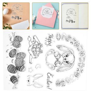 Depolama Şişeleri Paskalya Mührü Diy Journal Crafts Silikon Üretim Çıkartmaları Scrapbook Scrapbooking